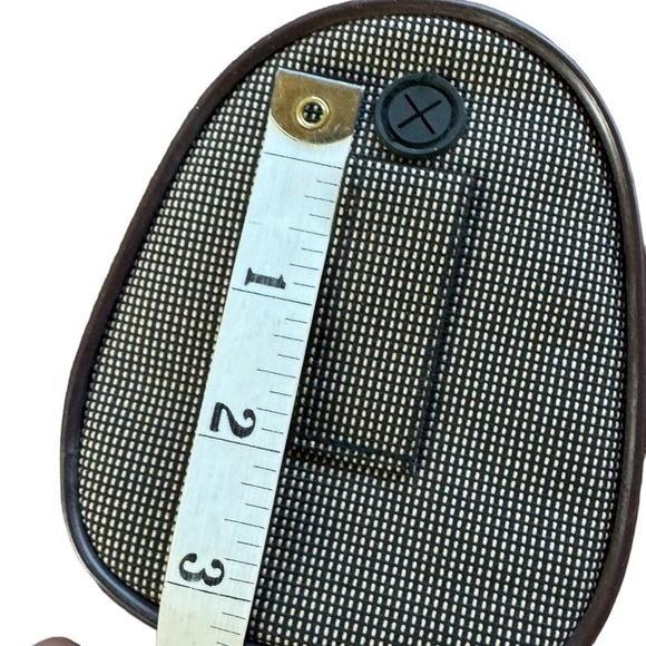 EMIRATES Brown Nylon Small Travel Pouch Accessory Case Bag - Picture 7 of 7